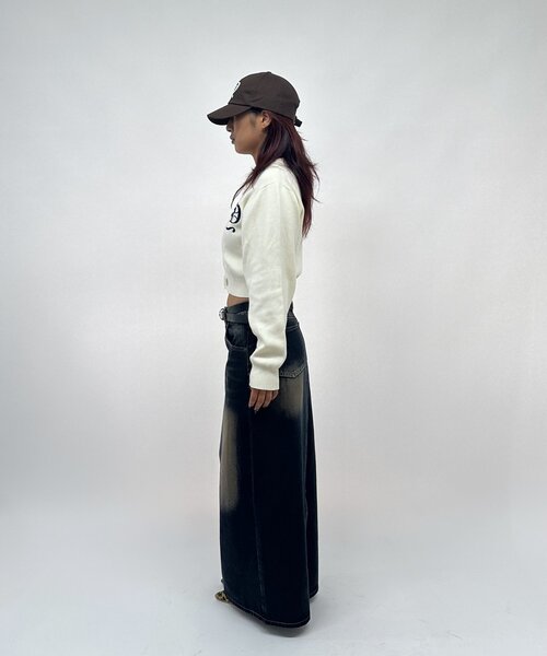 WHO'S WHO gallery(フーズフーギャラリー)の「【SLOPPY/スロッピー】SLOPPY 刺繍カーデ(カーディガン/ボレロ・レディース・ネイビー/ブラウン/オフホワイト/グレー・FREE)」の11枚目の写真