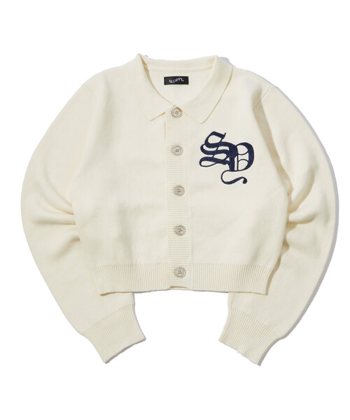 WHO'S WHO gallery(フーズフーギャラリー)の「【SLOPPY/スロッピー】SLOPPY 刺繍カーデ(カーディガン/ボレロ・レディース・ネイビー/ブラウン/オフホワイト/グレー・FREE)」の13枚目の写真