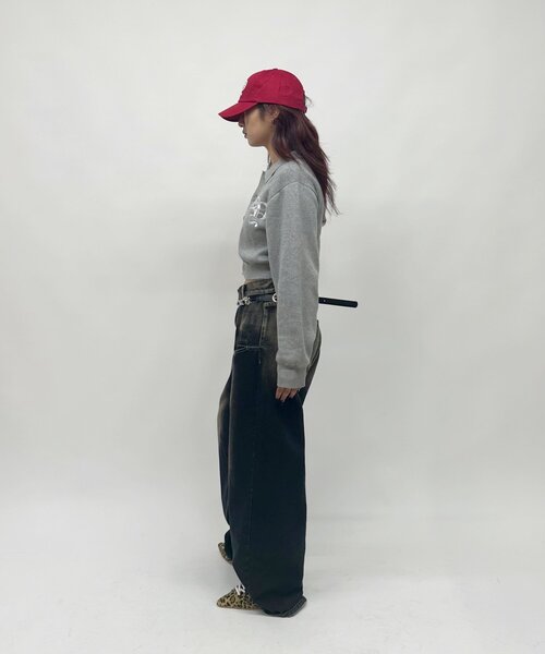 WHO'S WHO gallery(フーズフーギャラリー)の「【SLOPPY/スロッピー】SLOPPY 刺繍カーデ(カーディガン/ボレロ・レディース・ネイビー/ブラウン/オフホワイト/グレー・FREE)」の18枚目の写真