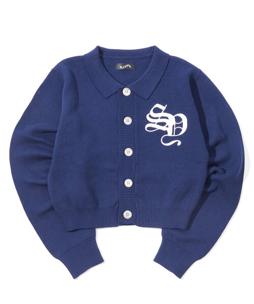 WHO'S WHO gallery(フーズフーギャラリー)の「【SLOPPY/スロッピー】SLOPPY 刺繍カーデ(カーディガン/ボレロ・レディース・ネイビー/ブラウン/オフホワイト/グレー・FREE)」の6枚目の写真