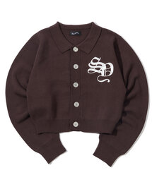 【SLOPPY/スロッピー】SLOPPY 刺繍カーデ