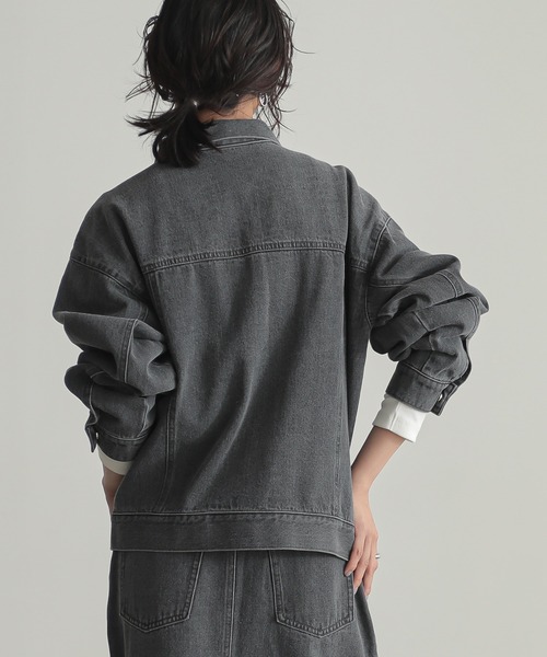 [セットアップ対応]ルーズデニムジャケット【オーガニックコットン】（デニムジャケット）｜for/c（フォーシー）