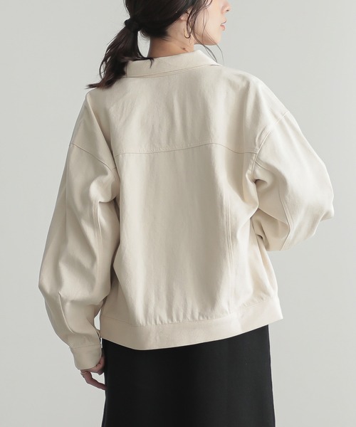 [セットアップ対応]ルーズデニムジャケット【オーガニックコットン】（デニムジャケット）｜for/c（フォーシー）