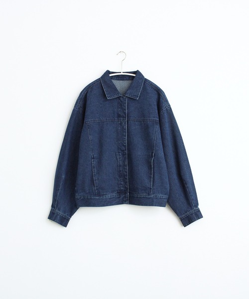 [セットアップ対応]ルーズデニムジャケット【オーガニックコットン】（デニムジャケット）｜for/c（フォーシー）