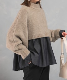 URBAN RESEARCH ROSSO WOMEN | クロップドマルチウェイニット(ニット/セーター)