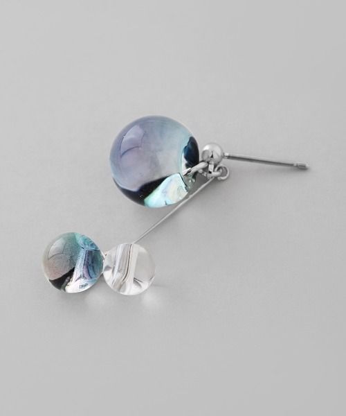 ANEMONE（アネモネ）の「クリアカラースフィアピアス（ピアス（両耳用）・レディース・マルチ/ブルー・FREE）」の7枚目の写真