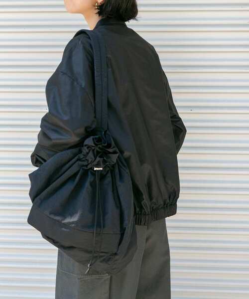 FORK&SPOON（フォークアンドスプーン）の「『WEB/一部店舗限定』FORK&SPOON　レザーライクブルゾン（ブルゾン・レディース・ブラック/ブラウン・1）」の5枚目の写真