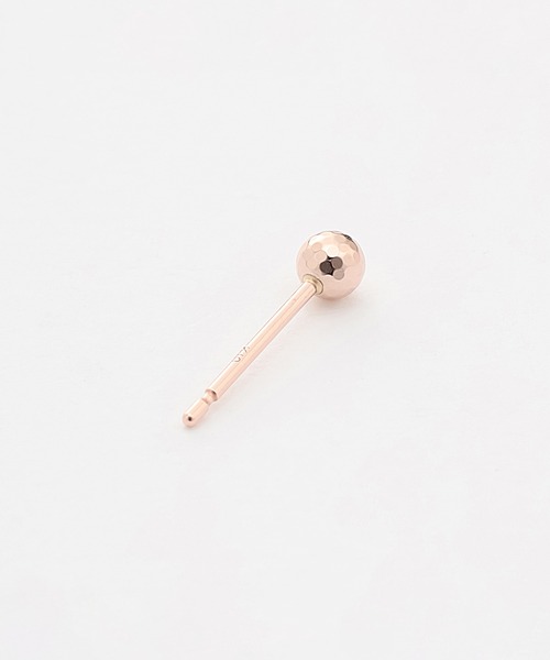 ESTELLE(エステール)の「K10 ピンクゴールド ピアス(3mm) ESTELLE/エステール(ピアス(両耳用)・レディース・ピンクゴールド・-)」の5枚目の写真