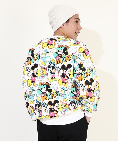 Disney(ディズニー)の「親子お揃い ディズニー 総柄 トレーナー 9845A(スウェット・レディース・ホワイト系2/ホワイト系1・XL/L/M/S)」の11枚目の写真