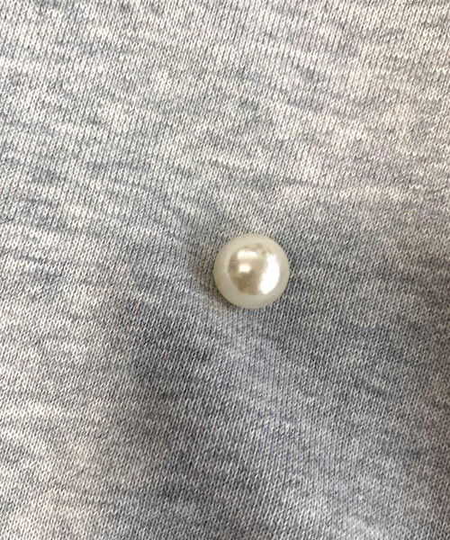 Q（キュー）の「ドットパール スウェット（スウェット・レディース・ブラック/ライトグレー・MEDIUM）」の16枚目の写真