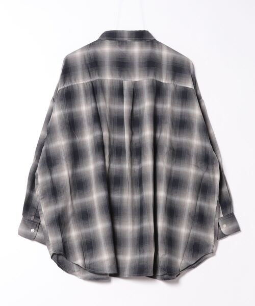 BEVERLY HILLS POLO CLUB（ビバリーヒルズポロクラブ）の「【BEVERLY HILLS POLO CLUB/ビバリーヒルズポロクラブ】チェックルーズシャツ（シャツ/ブラウス・レディース・イエロー系その他/グリーン系その他/ブルー系その他・38）」の4枚目の写真