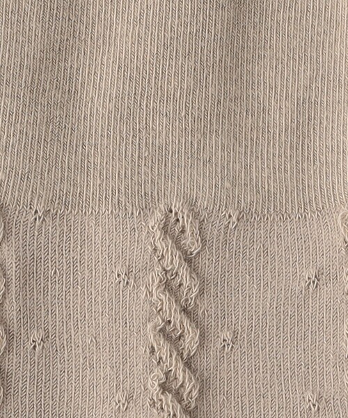 green label relaxing（グリーンレーベルリラクシング）の「GLR フロート アミタイツ / キッズ  100cm-140cm（タイツ/ストッキング・キッズ・グレー/ナチュラル/ダークブラウン/ブラウン・M(110-130cm)/L(120-140cm)/S(100-110cm)）」の11枚目の写真