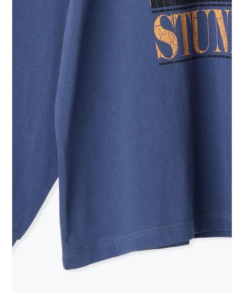 ehka sopo（エヘカソポ）の「ヴィンテージ風プリントロンT（Tシャツ/カットソー・レディース・チャコールグレー/ブルー/オフホワイト・F）」の18枚目の写真