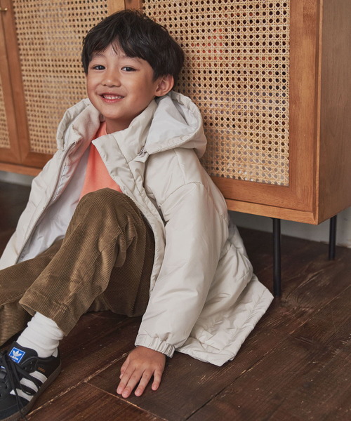 URBAN RESEARCH DOORS（アーバンリサーチドアーズ）の「『洗濯可/撥水』THERMOARENA中綿コート(KIDS)（その他アウター・キッズ・アイボリー/ブラック・105/120/135）」の14枚目の写真