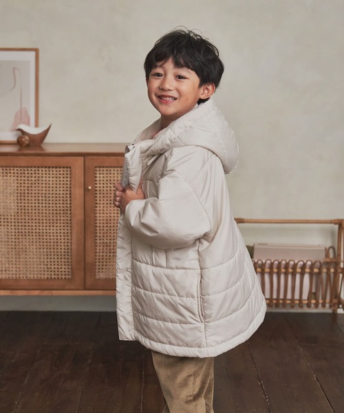 URBAN RESEARCH DOORS（アーバンリサーチドアーズ）の「『洗濯可/撥水』THERMOARENA中綿コート(KIDS)（その他アウター・キッズ・アイボリー/ブラック・105/120/135）」の15枚目の写真