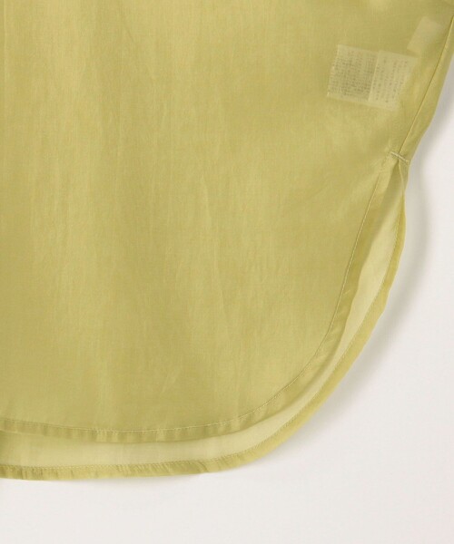 MICO COULIER（ミコクリエ）の「《新色追加》シアーサテンドルマンスリーブシャツ（シャツ/ブラウス・レディース・チャコールグレー/ベージュ/マスタード/ピンク/ブラウン・38）」の10枚目の写真