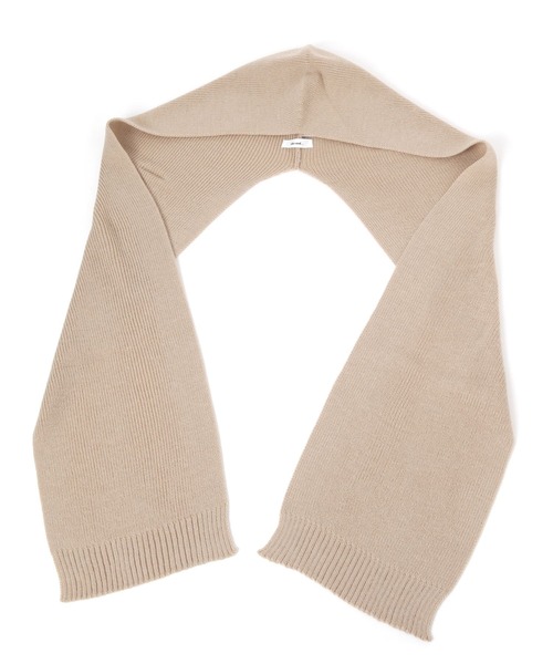 美品PIANURASTUDIO センソユニコ フード付きマフラー Large Mohair Touch Big Volume Fringe Muffler/大判モヘア