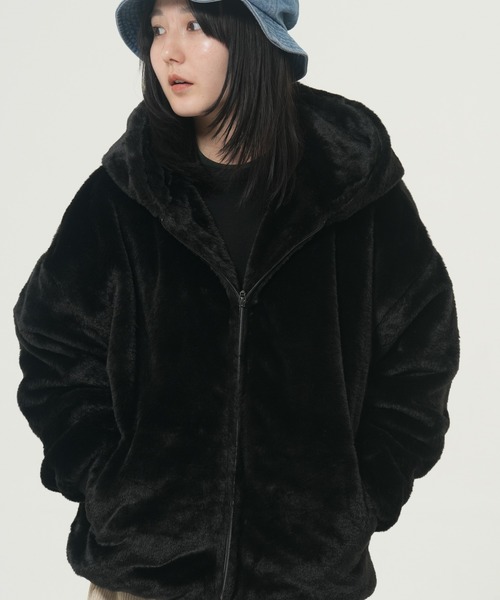 CORISCO（コリスコ）の「ファーブルゾン(M1)（ブルゾン・メンズ・ベージュ/その他1/その他2/その他3/ホワイト/ブラック/グレー/ブルー/シルバー・MEDIUM/LARGE/X-LARGE）」の3枚目の写真