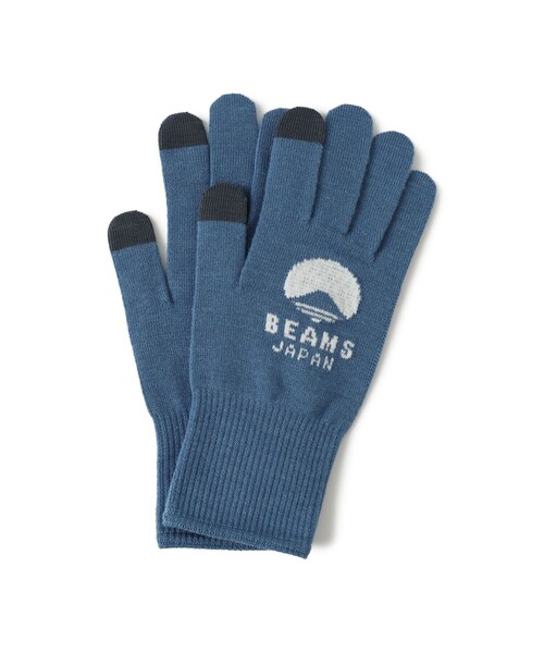 BEAMS JAPAN（ビームス　ジャパン）の「【別注】tet. / ビームス ジャパン ロゴ グローブ Vol.2 Women（手袋・レディース・ネイビー/オレンジ/ブラウン/ブラック/ブルー系その他3/グレー/ダークブラウン/インディゴブルー・ONE SIZE）」の7枚目の写真