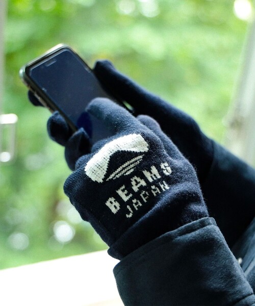 BEAMS JAPAN（ビームス　ジャパン）の「【別注】tet. / ビームス ジャパン ロゴ グローブ Vol.2 Women（手袋・レディース・ネイビー/オレンジ/ブラウン/ブラック/ブルー系その他3/グレー/ダークブラウン/インディゴブルー・ONE SIZE）」の12枚目の写真