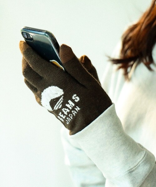 BEAMS JAPAN（ビームス　ジャパン）の「【別注】tet. / ビームス ジャパン ロゴ グローブ Vol.2 Women（手袋・レディース・ネイビー/オレンジ/ブラウン/ブラック/ブルー系その他3/グレー/ダークブラウン/インディゴブルー・ONE SIZE）」の14枚目の写真