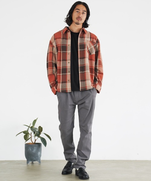 jiggys shop(ジギーズショップ)の「極ラクストレッチ裏起毛スリムテーパードイージーパンツ(その他パンツ・メンズ・ネイビー/ブラック/ホワイト/チャコールグレー/グレー系その他・X-LARGE/LARGE/MEDIUM/SMALL)」の15枚目の写真