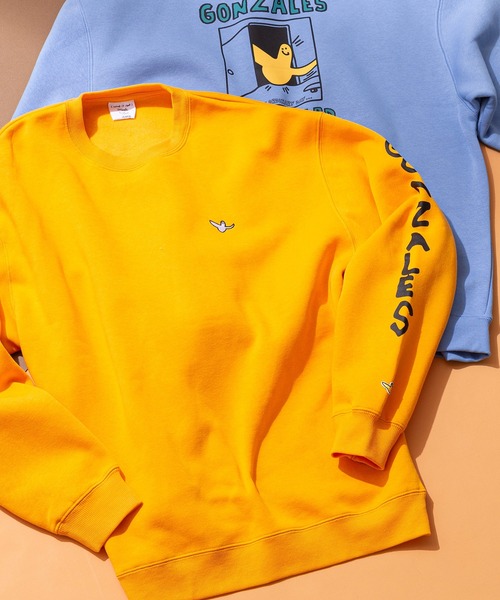 (What it isNt)ART BY MARKGONZALES(ワットイットイズント)の「【(What it isNt)ART BY MARKGONZALES / (ワットイットイズント) アートバイマークゴンザレス リラックスフィット バックプリント 裏起毛 クルーネックトレーナー ユニセックス(スウェット・メンズ・ホワイト系その他2/ホワイト系その他/ゴールド系その他/ブルー系その他/ピンク系その他2/グリーン系その他2・X-LARGE/LARGE/MEDIUM)」の6枚目の写真