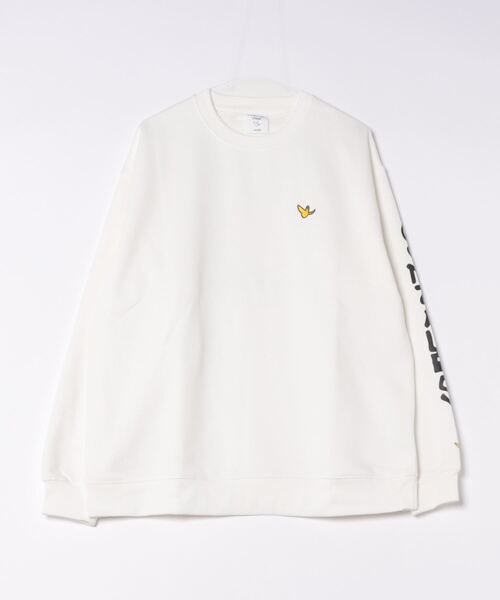 (What it isNt)ART BY MARKGONZALES(ワットイットイズント)の「【(What it isNt)ART BY MARKGONZALES / (ワットイットイズント) アートバイマークゴンザレス リラックスフィット バックプリント 裏起毛 クルーネックトレーナー ユニセックス(スウェット・メンズ・ホワイト系その他2/ホワイト系その他/ゴールド系その他/ブルー系その他/ピンク系その他2/グリーン系その他2・X-LARGE/LARGE/MEDIUM)」の13枚目の写真