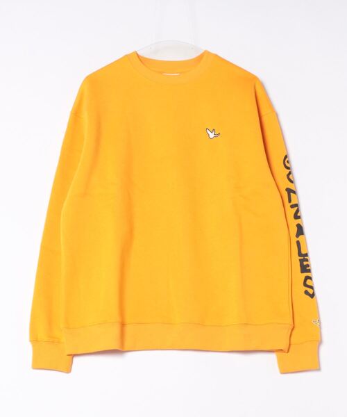 (What it isNt)ART BY MARKGONZALES(ワットイットイズント)の「【(What it isNt)ART BY MARKGONZALES / (ワットイットイズント) アートバイマークゴンザレス リラックスフィット バックプリント 裏起毛 クルーネックトレーナー ユニセックス(スウェット・メンズ・ホワイト系その他2/ホワイト系その他/ゴールド系その他/ブルー系その他/ピンク系その他2/グリーン系その他2・X-LARGE/LARGE/MEDIUM)」の10枚目の写真