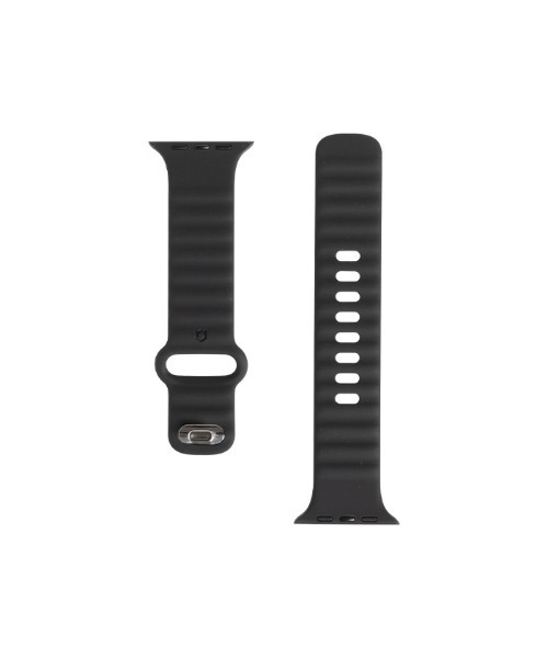 iFace（アイフェイス）の「Apple Watch Series 12/11/10/9/SE(第3/2/1世代)/8/7/6/5/4(40-42mm)/3/2/1(38mm)11/10/9/8/7/Ultra(4/3/2/1)/SE(第3/2/1世代)/6/5/4(44-49mm)/3/2/1(42mm) iFace Reflection シリコン バンド（デジタル腕時計・レディース・ベージュ/ブラック/サックスブルー・A/B）」の18枚目の写真