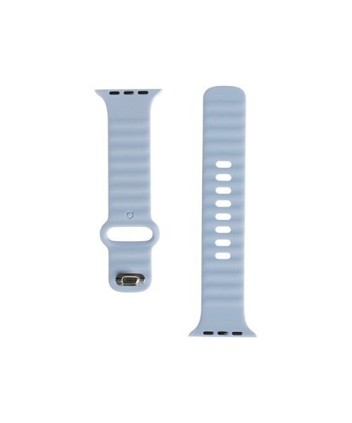 iFace（アイフェイス）の「Apple Watch Series 12/11/10/9/SE(第3/2/1世代)/8/7/6/5/4(40-42mm)/3/2/1(38mm)11/10/9/8/7/Ultra(4/3/2/1)/SE(第3/2/1世代)/6/5/4(44-49mm)/3/2/1(42mm) iFace Reflection シリコン バンド（デジタル腕時計・レディース・ベージュ/ブラック/サックスブルー・A/B）」の20枚目の写真