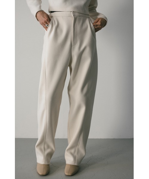 STYLEMIXER（スタイルミキサー）の「ストレッチメルトンフォルムパンツ（その他パンツ・レディース・アイボリー/ブラック/ネイビー・SMALL/MEDIUM）」の2枚目の写真