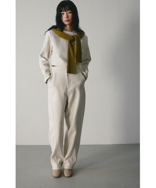 STYLEMIXER（スタイルミキサー）の「ストレッチメルトンフォルムパンツ（その他パンツ・レディース・アイボリー/ブラック/ネイビー・SMALL/MEDIUM）」の4枚目の写真