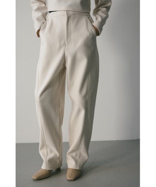 STYLEMIXER（スタイルミキサー）の「ストレッチメルトンフォルムパンツ（その他パンツ・レディース・アイボリー/ブラック/ネイビー・SMALL/MEDIUM）」の5枚目の写真