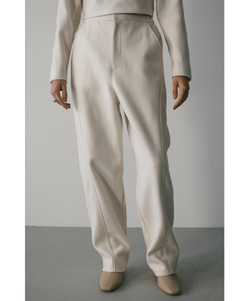 STYLEMIXER（スタイルミキサー）の「ストレッチメルトンフォルムパンツ（その他パンツ・レディース・アイボリー/ブラック/ネイビー・SMALL/MEDIUM）」の6枚目の写真