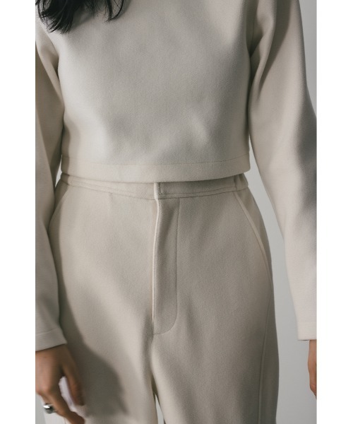 STYLEMIXER（スタイルミキサー）の「ストレッチメルトンフォルムパンツ（その他パンツ・レディース・アイボリー/ブラック/ネイビー・SMALL/MEDIUM）」の8枚目の写真