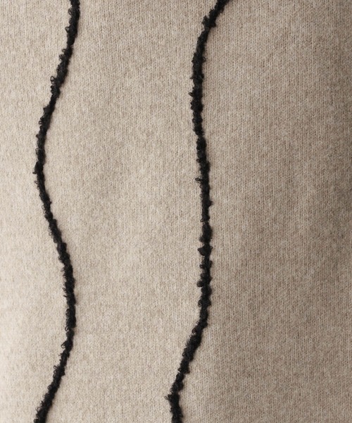 RAGEBLUE（レイジブルー）の「【REmastered】デザイン刺繍クルーネックニット（ニット/セーター・メンズ・ブラック/ベージュ・LARGE/MEDIUM）」の18枚目の写真