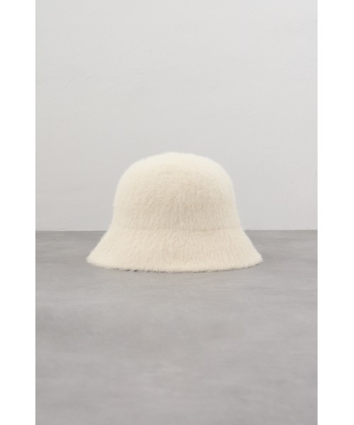AZUL by moussy（アズールバイマウジー）の「フェイクファーバケットハット（ハット・メンズ・ホワイト/ブラック・FREE）」の5枚目の写真