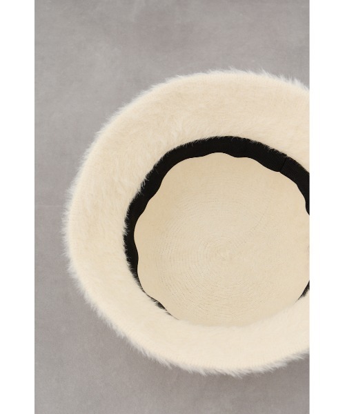 AZUL by moussy（アズールバイマウジー）の「フェイクファーバケットハット（ハット・メンズ・ホワイト/ブラック・FREE）」の8枚目の写真