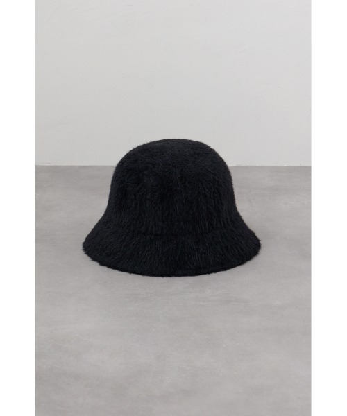 AZUL by moussy（アズールバイマウジー）の「フェイクファーバケットハット（ハット・メンズ・ホワイト/ブラック・FREE）」の10枚目の写真