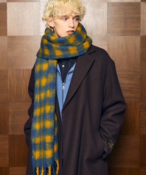 MAISON SPECIAL(メゾンスペシャル)の「《UNISEX》Wool Volume Scarf/ウールボリュームスカーフ【MAISON SPECIAL/メゾンスペシャル】(マフラー・メンズ・チャコールグレー/サックスブルー/グリーン/ブラウン/その他5/その他3/その他2/その他1/その他4/ブラック・FREE)」の9枚目の写真
