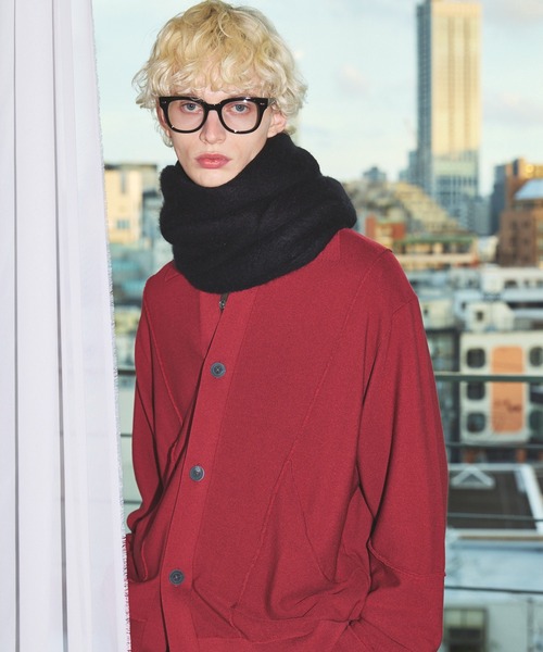 MAISON SPECIAL(メゾンスペシャル)の「《UNISEX》Wool Volume Scarf/ウールボリュームスカーフ【MAISON SPECIAL/メゾンスペシャル】(マフラー・メンズ・チャコールグレー/サックスブルー/グリーン/ブラウン/その他5/その他3/その他2/その他1/その他4/ブラック・FREE)」の21枚目の写真