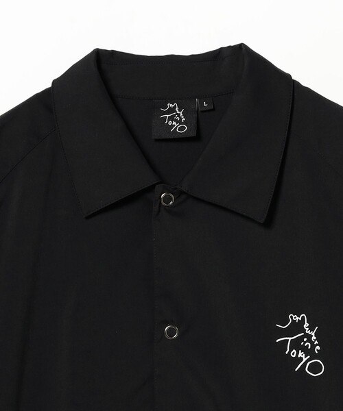 TOKYO CULTUART by BEAMS（トウキョウカルチャートバイビームス）の「Somewhere in Tokyo / Nylon Coach Jacket Designed by Joji Nakamura（ブルゾン・メンズ・ブラック・X-LARGE/LARGE）」の3枚目の写真