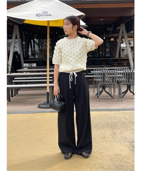 INDUSTRIA黒ニットmade in Italy【美品】