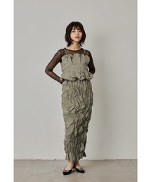 もずく niana セットアップ お呼ばれドレス ニアナ niana ジャケットセットアップドレス 2点セット パンツ