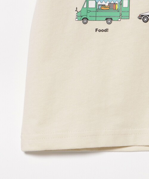 BEAMS mini(ビームスミニ)の「ワーキングカー Tシャツ(90~150cm)(Tシャツ/カットソー・キッズ・ホワイト系その他6/チャコールグレー/ブルー・90/100/110/120/130)」の8枚目の写真