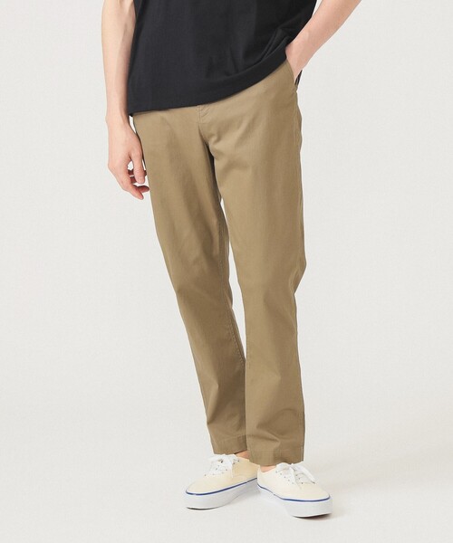 BEAMS（ビームス）の「スリムフィット コットンピケ ストレッチ テーパード パンツ（その他パンツ・メンズ・ブラック系その他3/チャコールグレー/ベージュ/ネイビー・S/M/L/XL）」の9枚目の写真