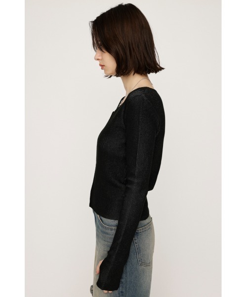 SLY（スライ）の「FRONT HOOK RIB TOPS フロントホック リブ