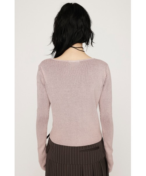 SLY（スライ）の「FRONT HOOK RIB TOPS フロントホック リブ