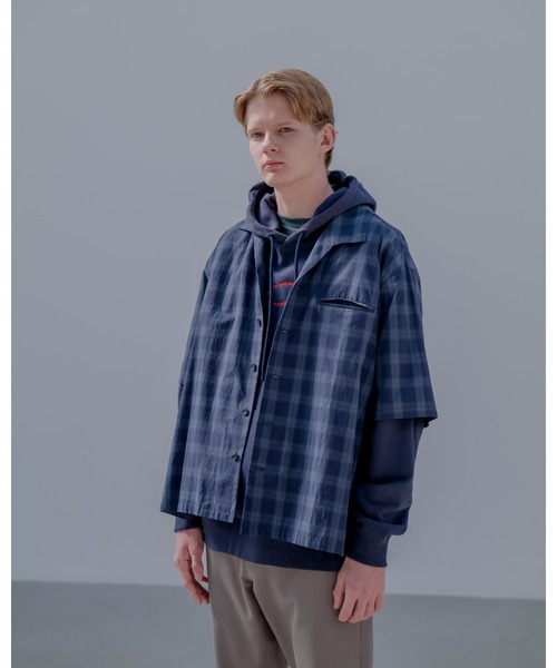 トップス uniform experiment ITALIAN COLLAR SHIRT S/S ITALIAN COLLAR SHIRT（シャツ/ブラウス）｜uniform